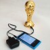 Портативная аудио-колонка в виде кубка Чемпионата Мира по футболу в Бразилии 2014 (FM / USB / MicroSD)